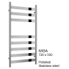Reina Misa Stainless Steel Towel Rail - 1450 x 530