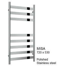 Reina Misa Stainless Steel Towel Rail - 720 x 530