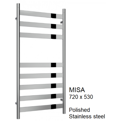 Misa Stainless Steel Towel Rail 720 x 530 - The Misa