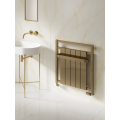 Newbury Aluminium Towel Radiator 705 x 675mm - Bronze Satin