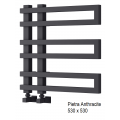 Pietra Towel Rail 720 x 530 - Anthracite Pietra Towel Rail 720 x 530 - Anthracite