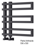 Pietra Towel Rail 530 x 530 - Anthracite 