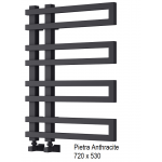 Pietra Towel Rail 720 x 530 - Anthracite 