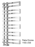 Pietra Towel Rail 1100 x 530 - Chrome 