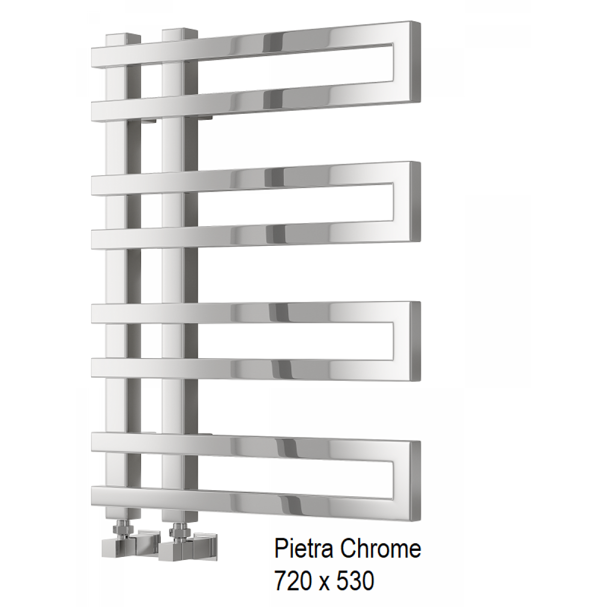 Pietra Towel Rail 720 x 530 - Chrome