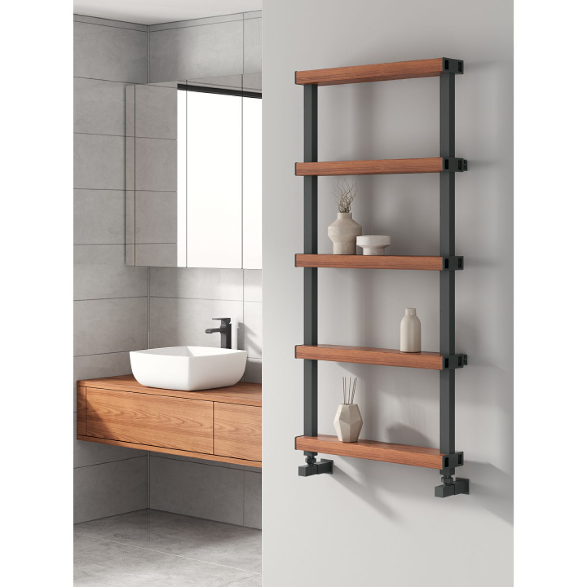 Ronchi Aluminium Heated Shelf - 565H x 500mm