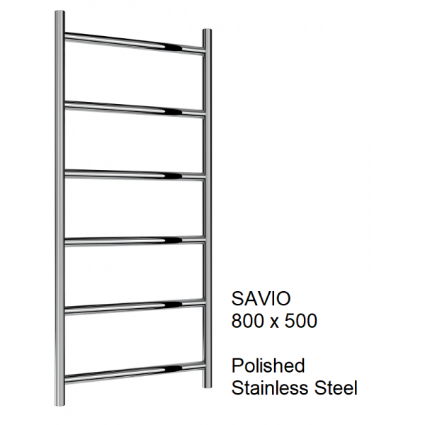 Savio Stainless Steel Towel Rail 800 x 500 Savio Stainless Steel Towel Rail 800 x 500