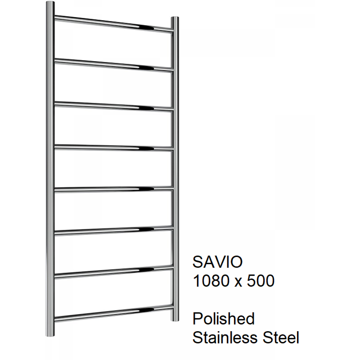 Savio Stainless Steel Towel Rail 1080 x 500