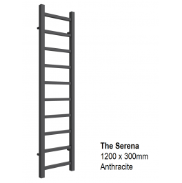 Serena Towel Rail 1200 x 300, Anthracite