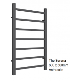 Serena Towel Rail 800 x 500, Anthracite
