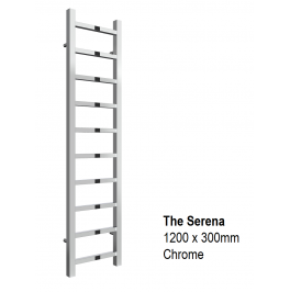 Serena Towel Rail 1200 x 300, Chrome