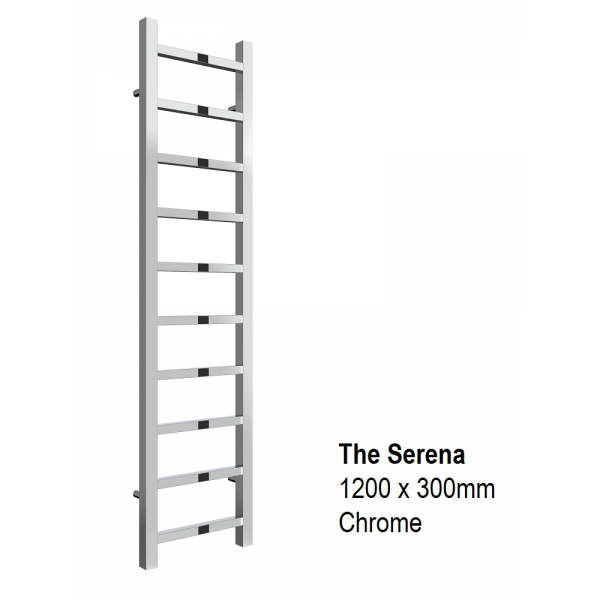 Serena Towel Rail 1200 x 300, Chrome Serena Towel Rail 1200 x 300, Chrome