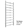 Serena Towel Rail 1200 x 500, Chrome