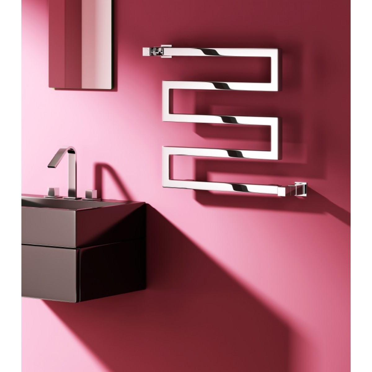Serpe Towel Rail 270H x 500mm, Anthracite