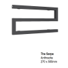 Serpe Towel Rail 270H x 500mm, Anthracite