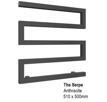 Serpe Towel Rail 510H x 500mm, Anthracite
