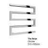 Serpe Towel Rail 510H x 500mm, Chrome