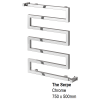 Serpe Towel Rail 750H x 500mm, Chrome