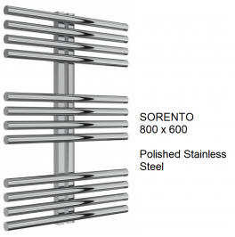 Reina Sorento Stainless Steel Towel Rail - 800 x 600