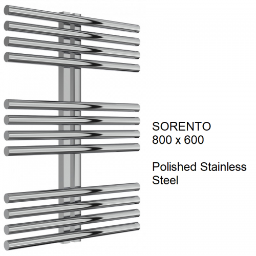 Reina Sorento Stainless Steel Towel Rail - 800 x 600 - The Sorento