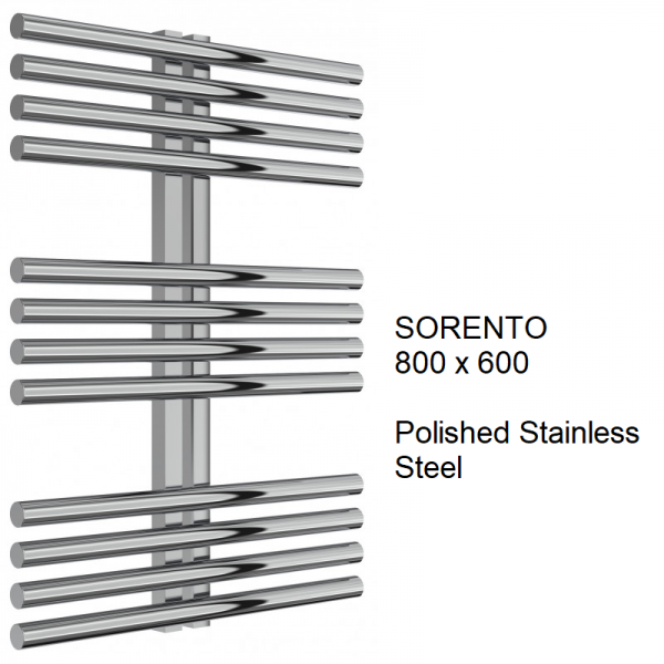 Reina Sorento Stainless Steel Towel Rail - 800 x 600 Reina Sorento Stainless Steel Towel Rail - 800 x 600