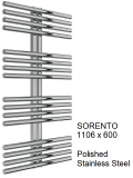 Reina Sorento Stainless Steel Towel Rail - 1106 x 600