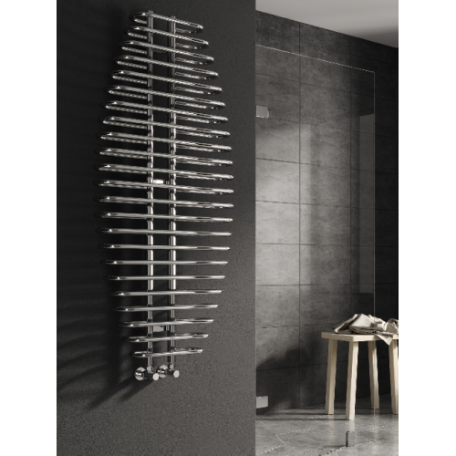 Teano Designer Towel Rail 1300 x 600, Chrome - The Teano