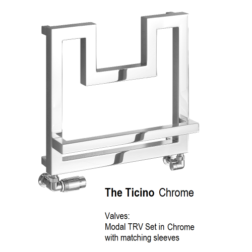 Ticino 460 x 500 Chrome - The Ticino