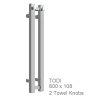 Reina Todi Chrome Towel Rail 800 x 108mm