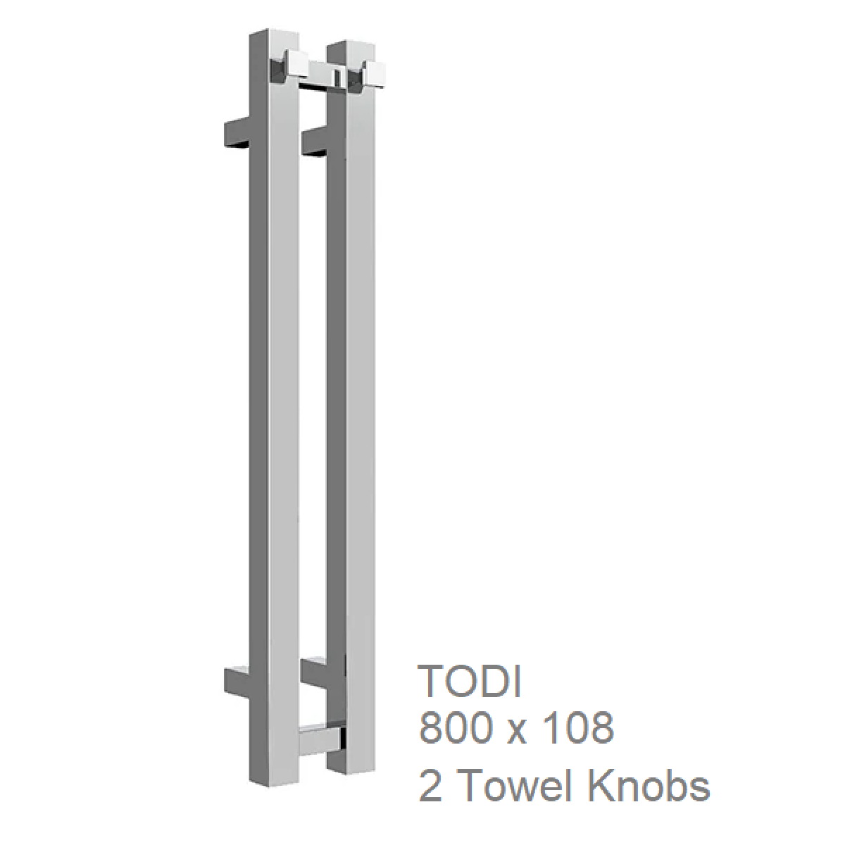 Reina Todi Chrome Towel Rail 800 x 108mm