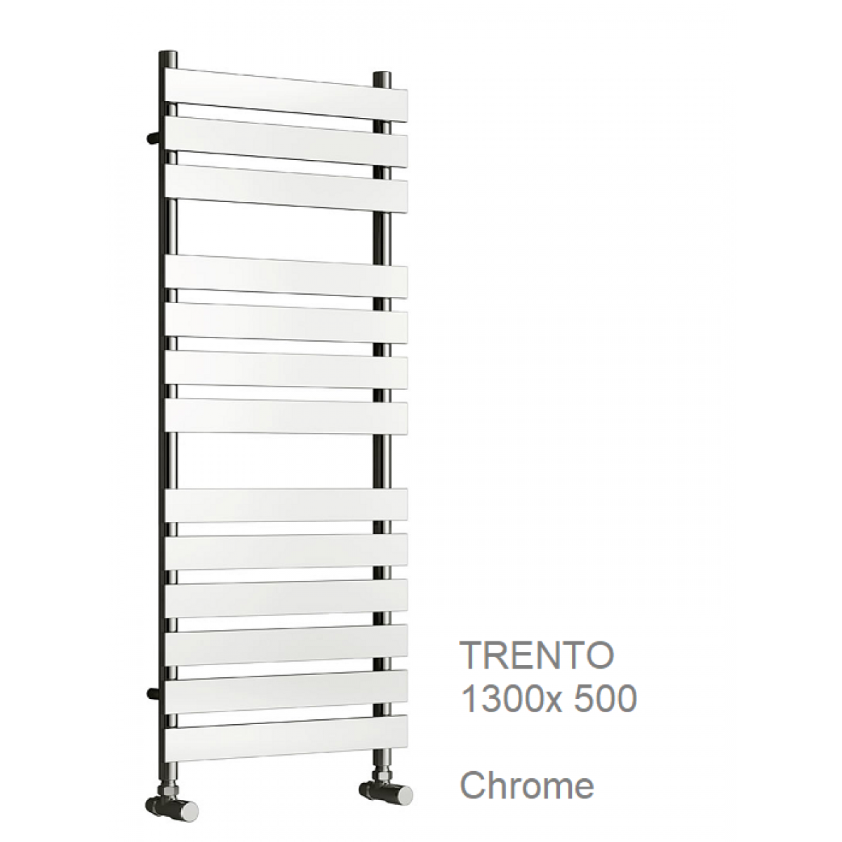Trento Towel Rail 1300 x 500, Chrome