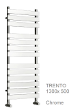 Trento Towel Rail 1300 x 500, Chrome