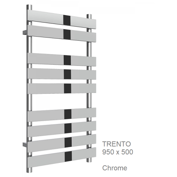 Trento Towel Rail 950 x 500, Chrome Trento Towel Rail 950 x 500, Chrome