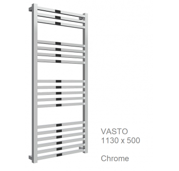 Vasto Towel Rail Chrome 1130 x 500
