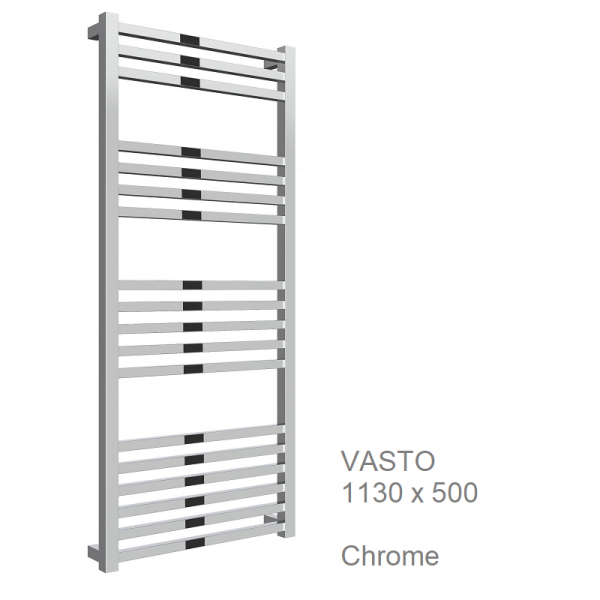 Vasto Towel Rail Chrome 1130 x 500 Vasto Towel Rail Chrome 1130 x 500