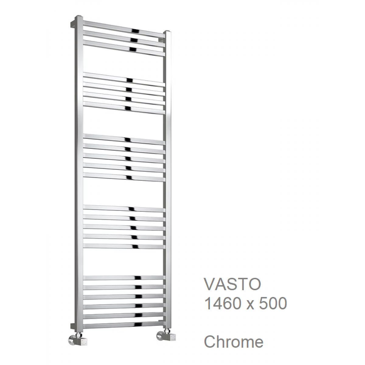 Vasto Towel Rail Chrome 755 x 500