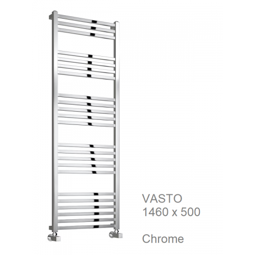 Vasto Towel Rail Chrome 1460 x 500 - The Vasto