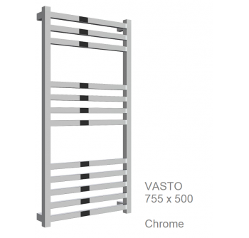 Vasto Towel Rail Chrome 755 x 500