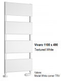 Vivaro Aluminium Towel Rail - 1100 x 490mm