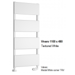 Vivaro Aluminium Towel Rail - 1100 x 490mm