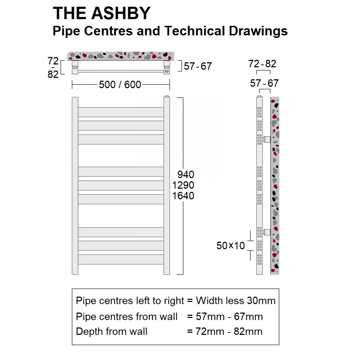 Ashby designer Ladder Rail 1640 x 600
