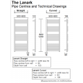 Lanark Stainless Steel Towel rail - 800 x 500 Lanark Stainless Steel Towel rail - 800 x 500