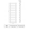 Sirius Stainless Steel Towel Rail 750mm x 500mm Sirius Stainless Steel Towel Rail 750mm x 500mm