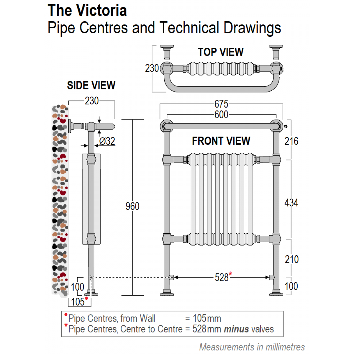 Victoria Traditional Towel Radiator