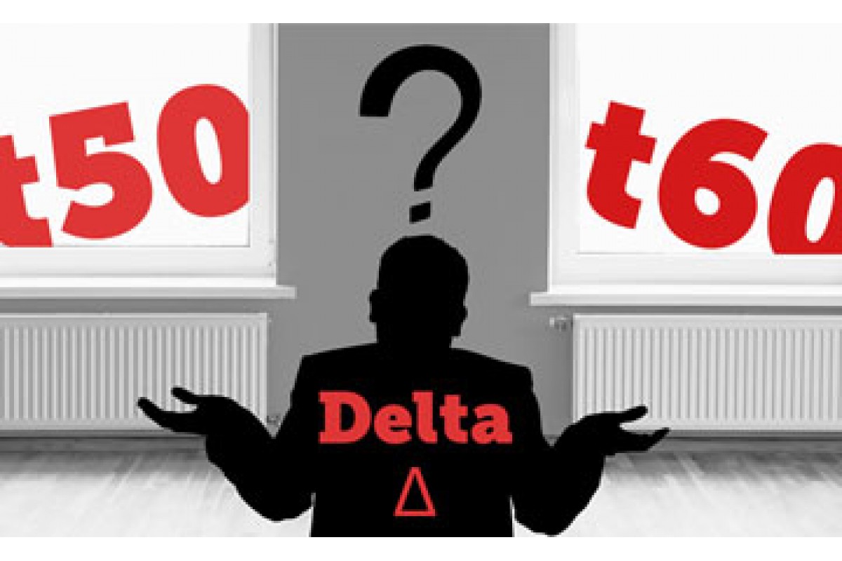 Delta t 30°, Delta t 50° or Delta t 60° - What's the Difference?