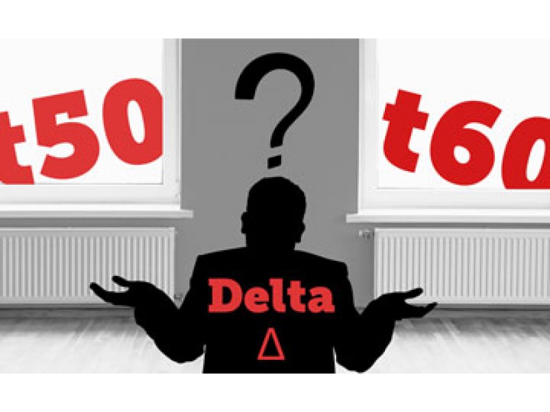 Delta t 30°, Delta t 50° or Delta t 60° -  What's the Difference?