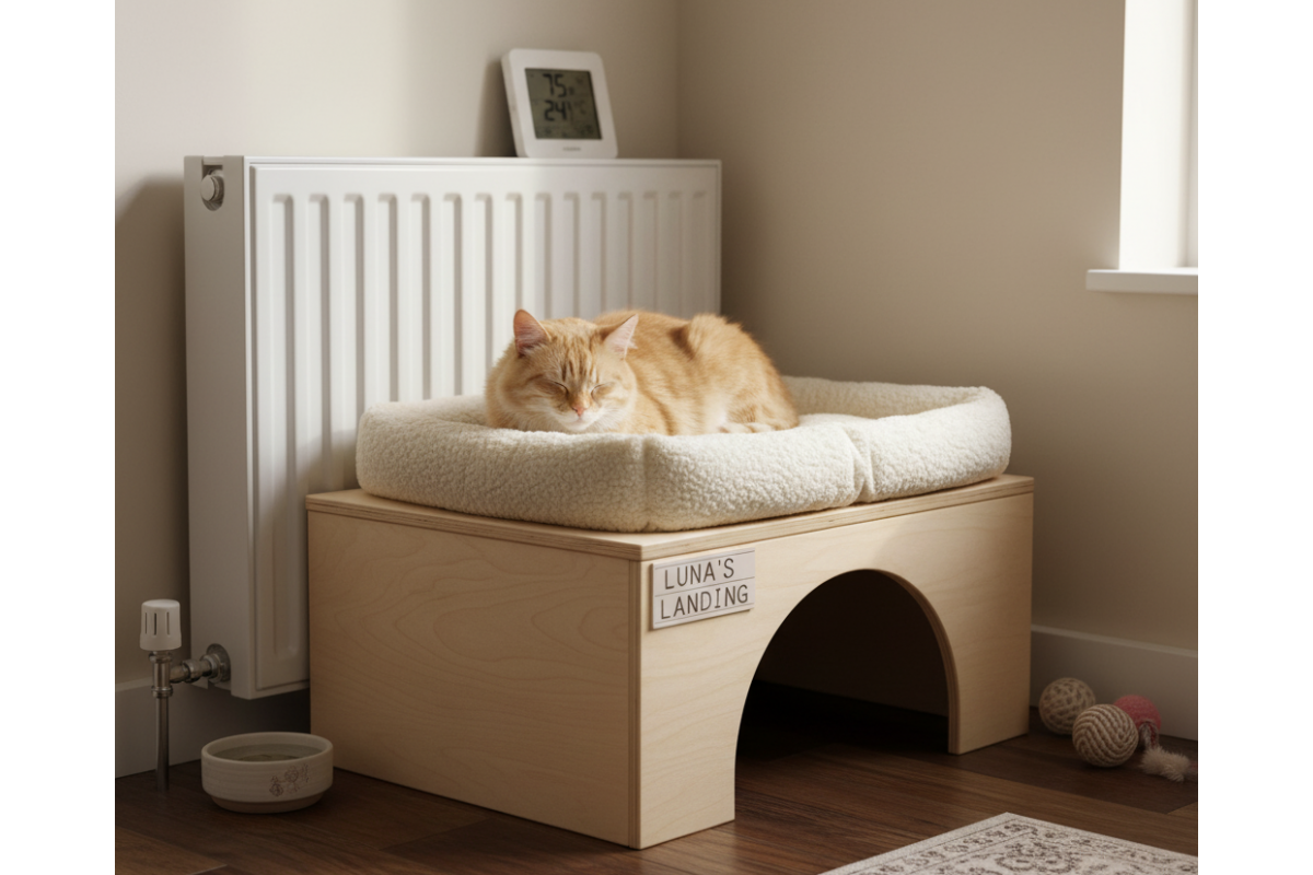 Perfect, Safe Radiator Nook for Your Pet | Budget Radiators