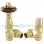 Belgravia Angled Thermostatic Valve Set - Polished Brass