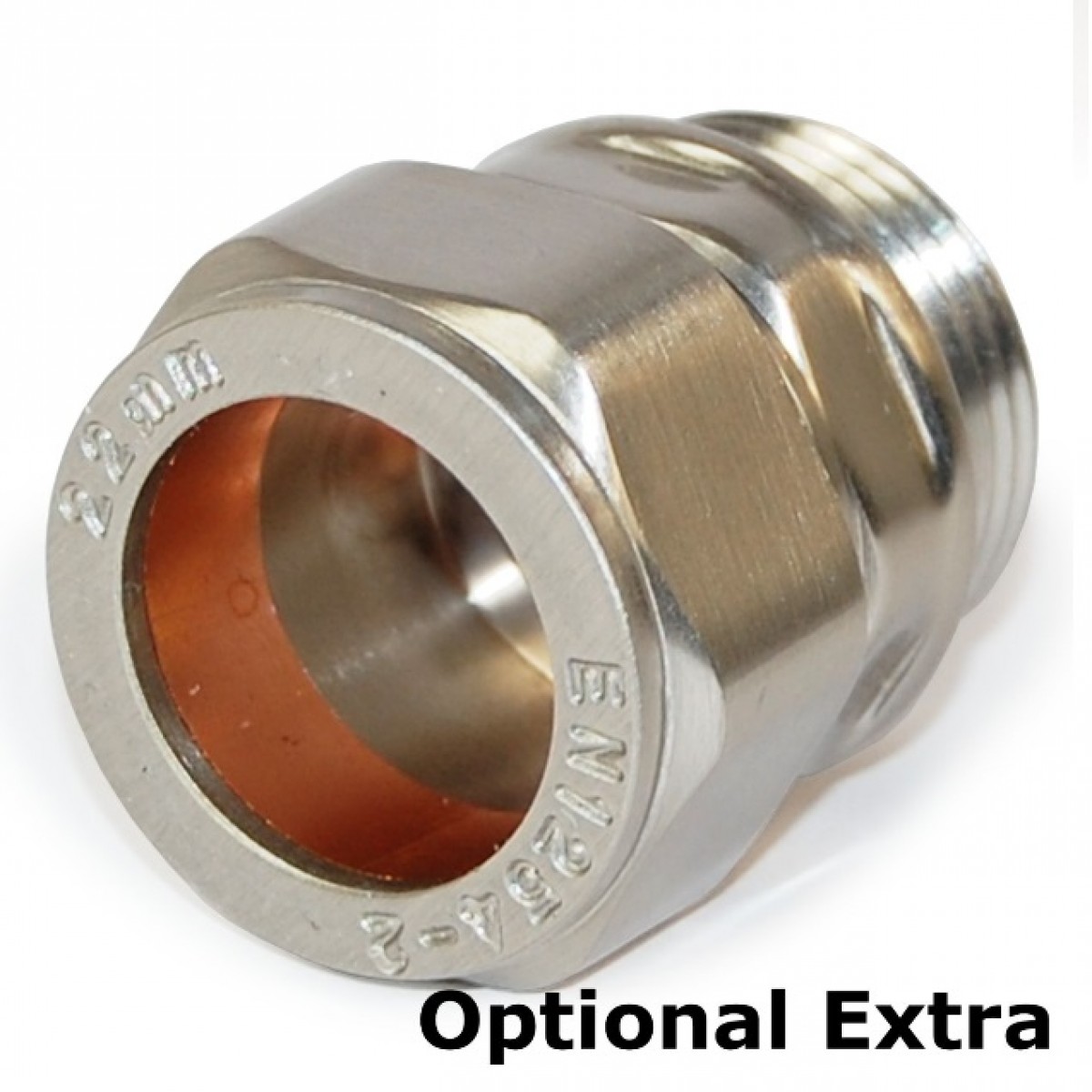 Abbey Lever Radiator Valve Set - Brushed Nickel