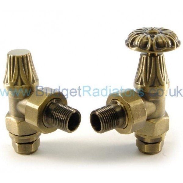 Abbey Manual Valve Set - Old English Brass